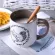 Micro Flaw Large-Capacity Ceramic Mug Coffee Cup Milk Cup Breakfast Cup Household Office Tea Cup Coffee Mugs Travel Mug