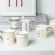 Luxury Gold Totems Mosaic Geometric Flamingo Ceramic Coffee Mug Coffee Cup Gold Breakfast Milk Water Cup Couple Creative S