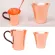 MOSCOW MULE COPPER MUGS SOLID COPPER DRINKING CUP for MOSCOW MULE COCKTAIL WINE COFFEE TEA DRINKS Beverage 2 Sizes to Choose