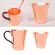 Moscow Mule Copper Mugs Solid Copper Drinking Cup For Moscow Mule Cocktail Wine Coffee Tea Drinks Beverage 2 Sizes To Choose