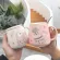 400ml Cute Cartoon Alpaca Pot Belly Ceramic Cup Mini Coffee Mug with Lid and Spoon and Spoon Coffee Mugs and Girls Lovers Milk Cup