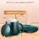 Green Ceramics Mug Coffee Cup With Lid Spoon Mugs Bar Drinkware Office Automatic Water Heater Cup Mat Heating Coaster Set