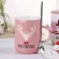 ITY CERAMICS COFFEE MUGS COLD WATER CUTERNOTONOON TEA SCENTED TEA BLACK TEACUP BRING SPOON