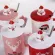 ITY CERAMICS COFFEE MUGS COLD WATER CUTERNOTONOON TEA SCENTED TEA BLACK TEACUP BRING SPOON