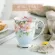 Bone Chinese Cup Mug Office Drinking Water Creative Personality Breakfast Milk Cup Couple Coffee Cup