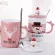 ITY CERAMICS COFFEE MUGS COLD WATER CUTERNOTONOON TEA SCENTED TEA BLACK TEACUP BRING SPOON