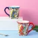 Creative Personality Trend American Ceramic Cup Large-Capacity Home Modern Couple Coffee Milk Tea Breakfast Cup LB81409