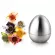 Stainless Steel Spice Jar Egg Shaped Salt Sugar Pepper Shaker Seasoning Can Kitchen Accessories Jjjsn10803