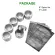 Kitchen Magnetic Spice Jar Set with Stickers Steel Spice Tins Spice Storage Container Pepper Seasoning Spray SPICE JAR