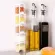 5PCS Creative Transparent Stackable Seasoning Cans Kitchen Spice Rack Condiment Bottles Pepper Shakers Box