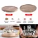 Round Natural Wood Serving Tray Wooden Plate Tea Food Serving Tray Dishes Water Drink Platter Fruit Food Storage Decorative