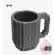 350ml Creative Milk Coffee Cup Building Blocks Mug Puzzle Diy Birthday Children Drinkware Cups