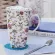 700ml Procelain Coffee Mugs Tea Cups With Cover Large Handpainted Drinkware SWON