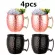 4 Pieces MOSCOW MULE COPPER METAL METAL MUG CUP Stainless Steel Beer Wine Coffee Cup Bar Tool