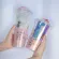 Gold Plating Pineapple Mugs Plastic Double Layer Water Bottle With Pink Travel Portable Juice Coffee Milk Cup Drinkware