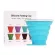270ml Travel Cup Stainless Steel Silicone Retractable Folding Cups Telescopic Collapsible Cups Outdoor Sport Water Cup