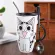 Portable Cartoon Nordic Mug Creative Ceramic Water Milk Tea Coffee Yogurt Mug Best With Lid House For Man Women Home
