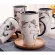 Portable Cartoon Nordic Mug Creative Ceramic Water Milk Tea Coffee Yogurt Mug Best With Lid House For Man Women Home