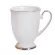 European Pastoral Bone China Milk Mug Ceramic Creative Floral Painting Water Cup Afternoon Teacup Kitchen Drinkware S