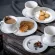 European Pure Ceramic Coffee Cup Dish Latte Cepuccino Flower Professional Mug Coffee