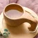 Handmade Wooden Teacup Wood Coffee Accessories Rubber Drinkware Handmade Water Drinking Mugs Wooden Tea Milk Cup