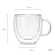 Coffee Mug Double Wall Glass Cups 1PC Heat Resistant Kitchen Supplies Cocktail Vodka Wine Mug Drinkware Coffee Cup
