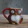 New Colorful Crafts Owl Shaped Cup Drinking Beer Cup