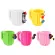 350ml Creative Coffee Mug Travel Cup Kids Adult Cutlery Mug Drink Mixing Cup Dinnerware Set For
