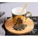 Playing Mirror Reflection Ceramic Coffee Mugs with Wood Dish Tea Cups Creative Drinkware SEND BOX