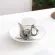 Creative Leopard Anamorphic Cup Mirror Reflection Cup Tiger Zebra Mug Luycho Coffee Tea Set With Coaster 220ml