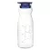 IWAKI KBT2887 -BL Water bottle with a 1300 ml lid with blue, Japanese glass, clear and very light water.