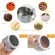 Magnetic Spice Jar Set with Rack Holder Stainless Steel Spice Tins Spice Storage Container Pepper Seasoning Sprays Tools