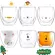 Glass Mugs Double Wall Glass Bear Cat Dog Animal Double-Layer Glass Mug Coffee Cup Mug Cute Tea Milk Cup