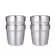 BIUBIUTUA 4PCS 175ml Double Wall 304 Stainless Steel Ice Water Mug Beer Cup Bilayer Coffee Milk Tea Lemon Juice Mug 300ml