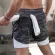Camo Running Men 2 in 1 Double-Deck Quick Dry Gym Sport Shorts Joggging Workouts Men Sports Short Pants