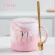 FSILE Marble Pattern Cup Gold Rim Mug Box Set Coffee Cup Cup Cup Cup Cup Cemeic with Hand Ceremony