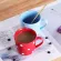 Cute 200ml Polka Dot Mugs Milk Cup Ceramic Creative Juice Water Mug Home Drinkwares Red Pink