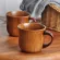 Portable Natural Wooden Cup Coffee Tea Beer Juice Milk Water Mugs Handmade Wood Teacup