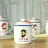 450ml Chinese Retro Mug Coffee Mugs Camping Drinkware White Porcelain Tea Cup Mr. Mao Mug Coffee Milk Mug Afternoon Tea Cups