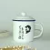450ml Chinese Retro Mug Coffee Mugs Camping Drinkware White Porcelain Tea Cup Mr. Mao Mug Coffee Milk Mug Afternoon Tea Cups
