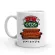 350ml Central Perk Friends Travel Beer Porcelain Coffee Tea Kitchen Cup Friends