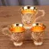 30ml Retro Metal Wine Glass Bar Dinnerware Wine Gold European Bar Coffee Tea Cup Kitchen Supplies