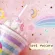 Portable Stylish Double Straw Unicorn Ice Cup Summer Cold Drink Coffee Water Cup Boy's Girl's Plastic Cups Novelty