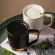 Ceramic Mug Condensed Coffee Porcelain Tea Cups and Saucer Sets Cute Tumbler Latte Bone China Mugs with Spoon Cup