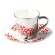 Mirror Coffee Mugs Specular Love Tree Ceramic Tea Cups with Spoon Creative Coffeeware