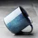 Creative Mug Ceramic Large Capacity Personalized Breakfast Cup Color Coffee Cup Men And Women Couples Using 420ml