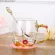 Enamel Colorful Flower Teacup Home Water Cup Living Room Coffee Cup Crystal Glass Teacup With Lid And Spoon Handgirp