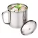 New 480ml Stainless Steel Travel Camping Mug Beer Whiskey Coffee Tea Handle Cup Noodle Cups Bar Drinking Tools Accessory