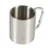 220ml Stainless Steel Metal Camping Cups Traveling Cup Double Wall Mug With Carabiner Hook Handle Coffee Mug Tea Cup