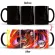 New 350ml Demon Slayer Heat Temperature Coffee Mug Creative Color Changing Cartoon Anime Mug Tea Milk Ceramic Cup